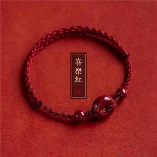 【巴黎精品】極速出貨 硃砂手串硃砂手鏈平安硃砂手珠息災擋煞(生肖防小人轉運除穢淨化招財開運12款a1gi3)