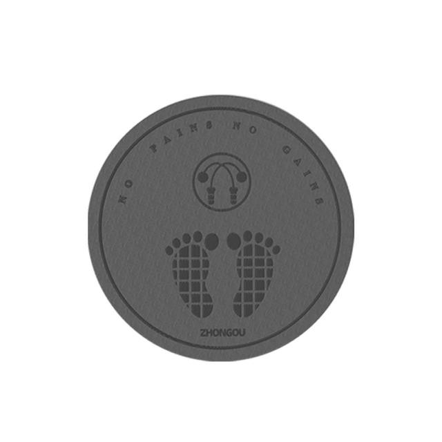 【Cube】20mm TPE加厚靜音跳繩墊 減震隔音圓形地墊 家用跳操瑜伽墊 室內健身墊  禮物