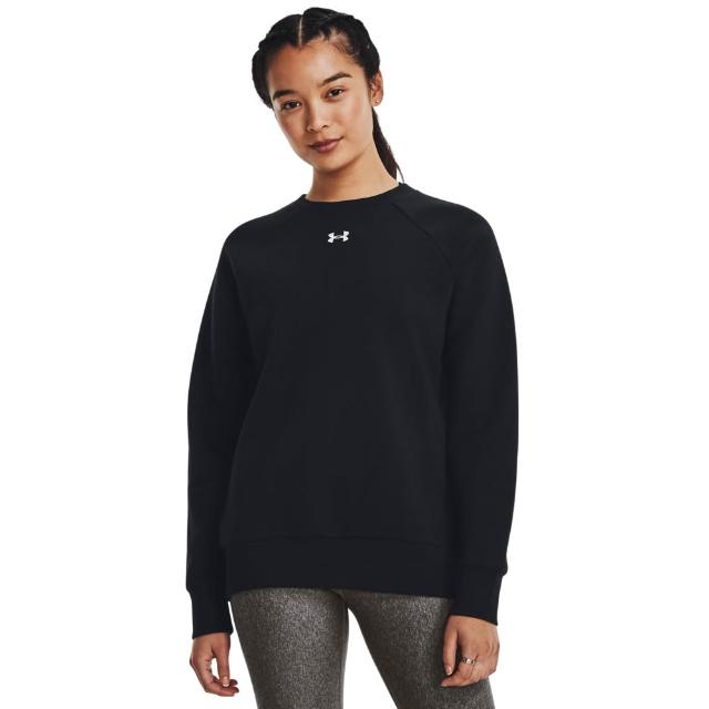 【UNDER ARMOUR】UA 女 Rival Fleece Logo 保暖長袖帽T/大學T(多款任選)