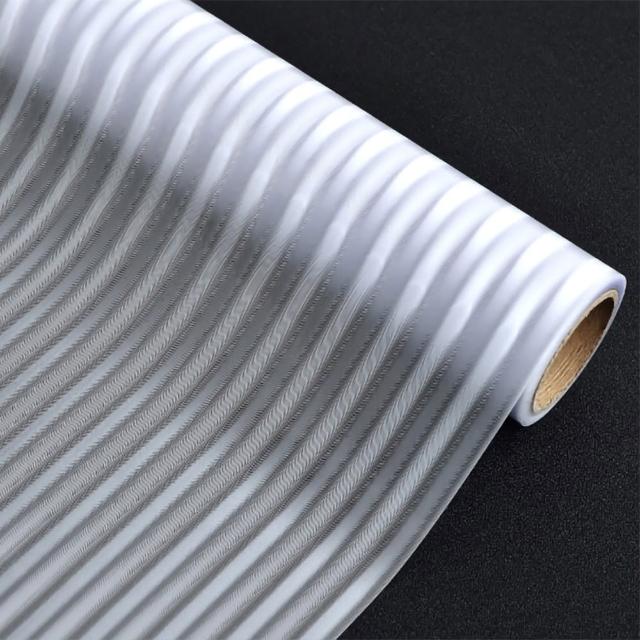 【KOTI 日安生活】加厚無膠靜電貼玻璃貼遮光防窺磨砂立體膜-90X300cm(辦公室廚房浴室窗花貼窗戶貼)
