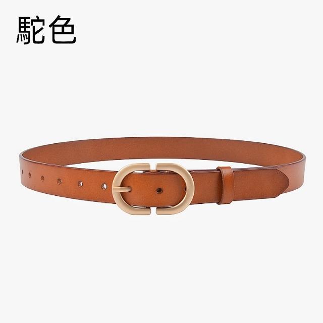 【LEEHER】女生/復古皮帶/韓國皮帶/針扣皮帶/真皮腰帶/頭層牛皮帶/女褲帶/金扣皮帶/寬皮帶