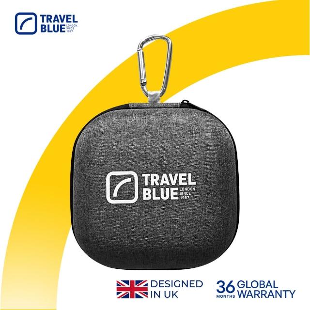 【Travel Blue 藍旅】頸枕收納盒 多功能收納_保固36個月(可扣背包&行李箱)