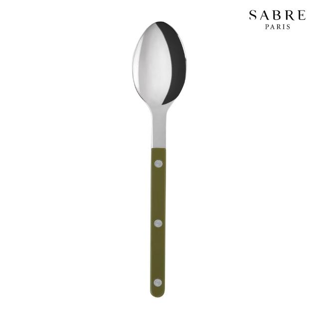 【Sabre Paris】Bistrot小酒館-經典純色餐具3件組(主餐刀+叉+匙)