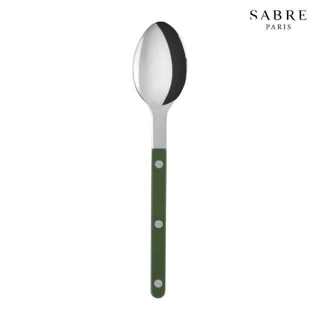 【Sabre Paris】Bistrot小酒館-經典純色餐具3件組(主餐刀+叉+匙)