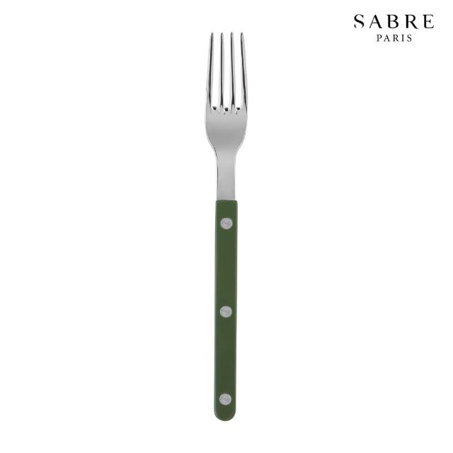 【Sabre Paris】Bistrot小酒館-經典純色餐具3件組(主餐刀+叉+匙)