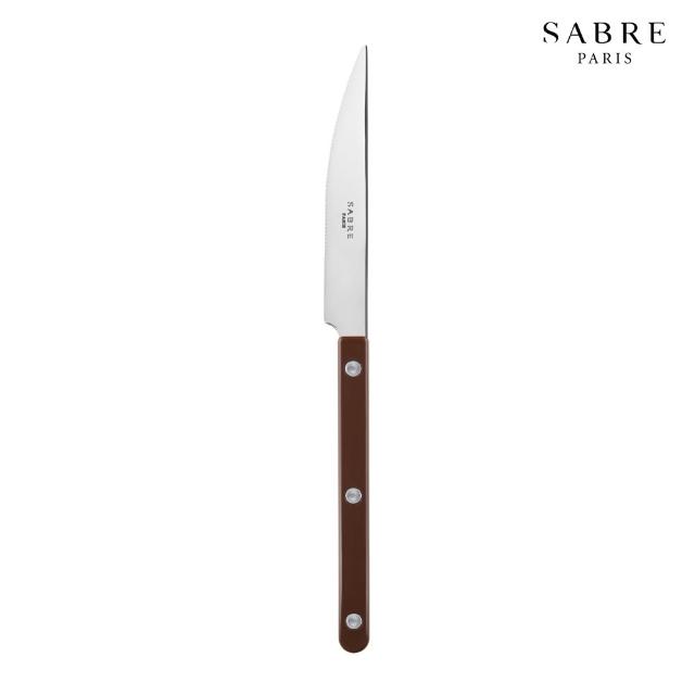 【Sabre Paris】Bistrot小酒館-經典純色餐具3件組(主餐刀+叉+匙)