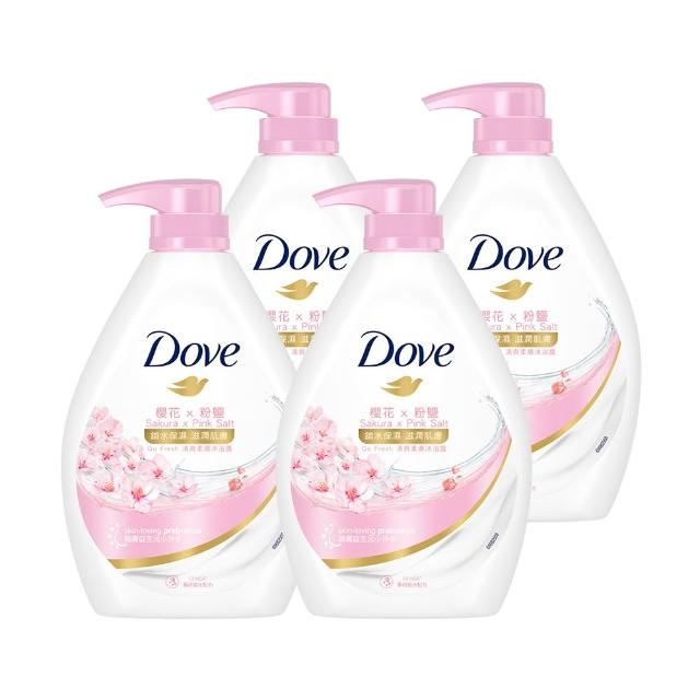 【Dove 多芬】滋養柔膚/GOFRESH系列沐浴乳900mlx4入(多款任選)