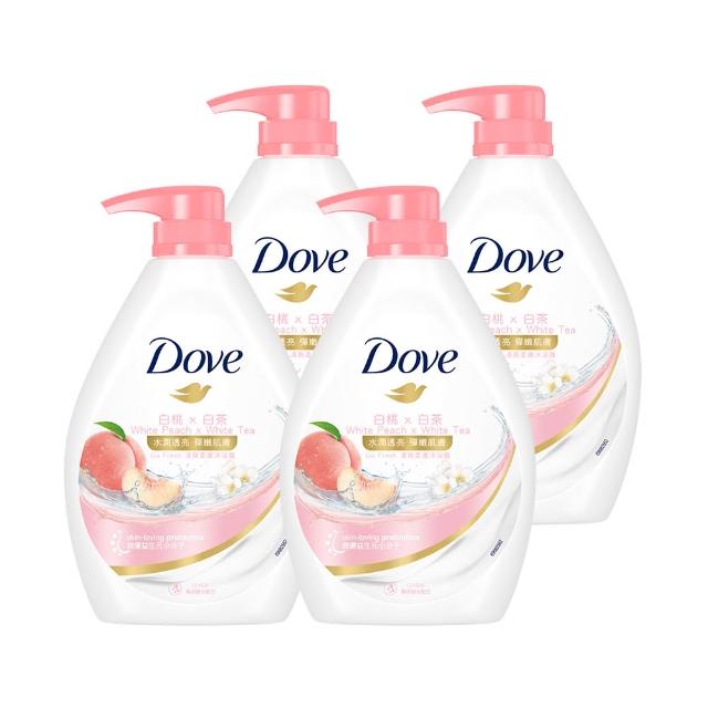 【Dove 多芬】滋養柔膚/GOFRESH系列沐浴乳900mlx4入(多款任選)