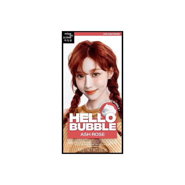 【miseenscene 魅尚萱】官方直營 HELLO BUBBLE泡沫染髮劑100g(全系列)