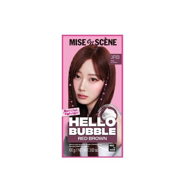 【miseenscene 魅尚萱】官方直營 HELLO BUBBLE泡沫染髮劑100g(全系列)