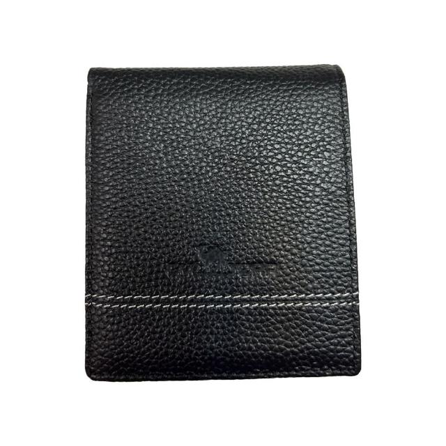 【SNOW.bagshop】 短夾男仕短型100%進口牛皮革(活動型證件夾標準尺寸)