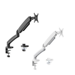 【Happytech】T55-C01E2 螢幕支架 17-32吋桌上型手臂支架 彈簧支架 夾鎖桌2用