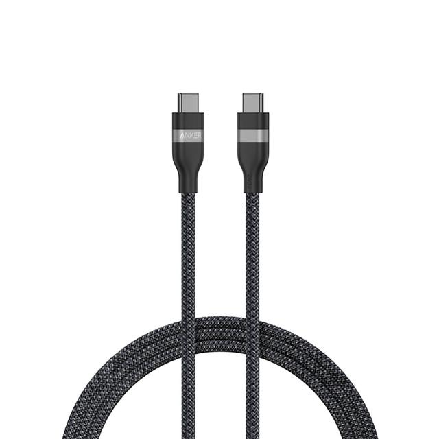 【ANKER】三入組 官方授權直營 A82E2超軟充電線Type-C 240W1.8m(黑白綠/Type-C/安卓/iPhone16/筆電/Switch)