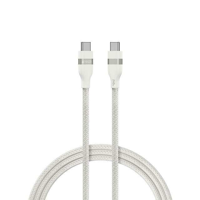 【ANKER】三入組 官方授權直營 A82E2超軟充電線Type-C 240W1.8m(黑白綠/Type-C/安卓/iPhone16/筆電/Switch)