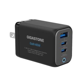 【Gigastone 立達國際】45W GaN氮化鎵三孔USB-C快充充電器PD-7450(支援iPhone18/MacBook筆電快充充電頭)