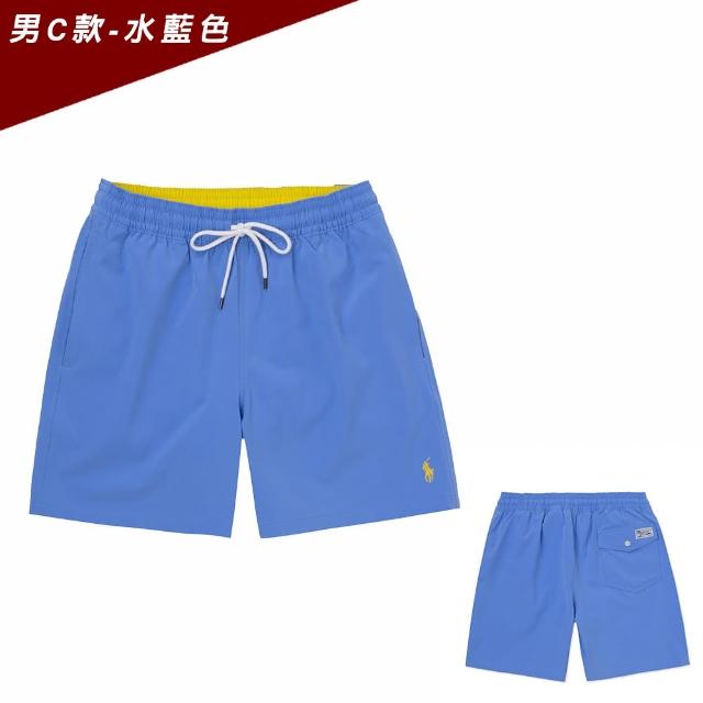 【RALPH LAUREN】RL POLO 經典刺繡小馬海灘短褲 休閒褲-多色選(平輸品/涼爽舒適)