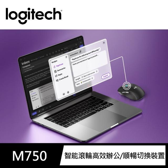 【Logitech 羅技】ALTO KEYS K98M機械式無線鍵盤 + M750多工靜音無線滑鼠