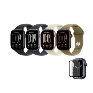 【YOMIX 優迷】Apple Watch Series 3D全屏滿版鋼化螢幕保護貼S10/S11 42mm