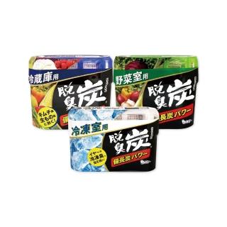13245472 OL 【日本ST雞仔牌】脫臭炭強力消臭凝膠型備長炭冰箱薄型除臭劑1入/盒(冷藏室除臭凍蔬果室淨味盒活性炭冷凍庫)