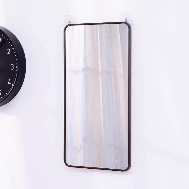 【BuyJM】時尚簡約膠框60x30公分附掛勾壁鏡(玄關鏡/穿衣鏡/掛鏡)