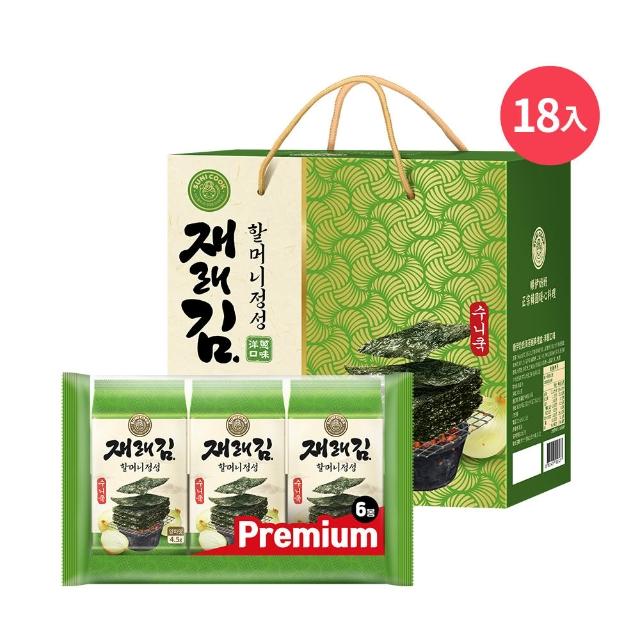 【SUNI COOK 順伊奶奶】海苔經典禮盒(原味81g/洋蔥口味90g/綜合口味)
