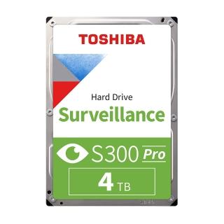 【TOSHIBA 東芝】S300 Pro 6TB 3.5吋 7200RPM 512MB 監控型硬碟 (HDWTA60UZSVA)