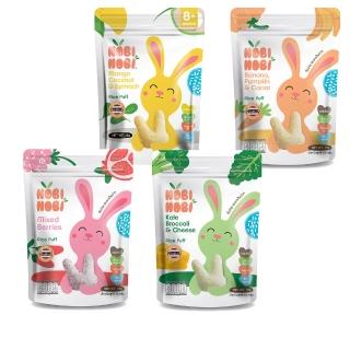 【NOBI NOBI】泰國 兔兔小米果 單入 15g (嚴選泰國當地茉莉糙米為基底的寶寶米餅/嬰兒米餅)