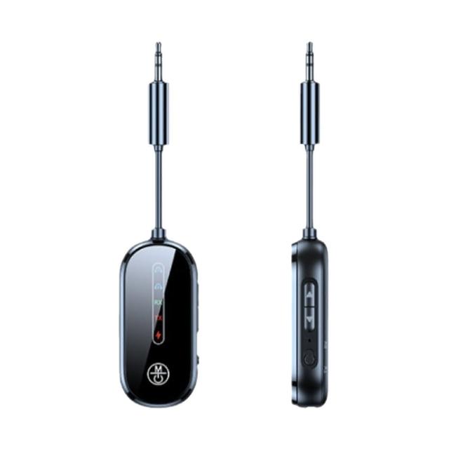 【Nil】C83Pro 二合一藍牙5.4音頻接收器 車載音響無線發射器 車家兩用 電視電腦耳機MP3適配器
