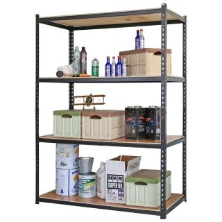 【cheaper 居家】MIT專利免螺絲耐重角鋼架121x61x169cm四層(置物架 倉儲架 鐵架 荷重型層架 貨架 四層架)