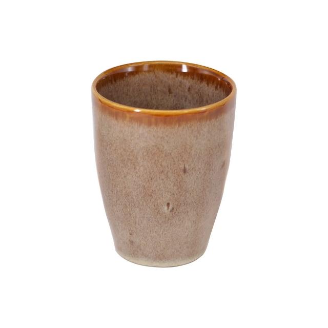 【YU Living 信歐傢居】日式窯變釉手作陶瓷茶杯二件組 270ml(3色任選/藍.白.棕色/水杯 咖啡杯)