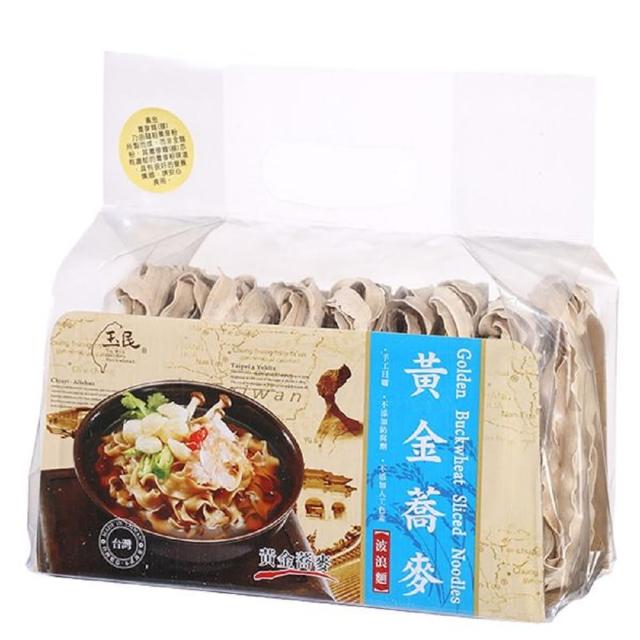 黃金蕎麥麵 5袋組 3風味(黃金麵 600g/波浪麵450g/QQ麵 550g)