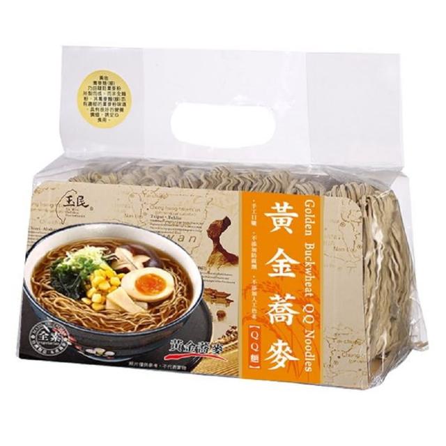 黃金蕎麥麵 5袋組 3風味(黃金麵 600g/波浪麵450g/QQ麵 550g)