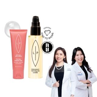 【LIP Intimate Care 瑞典私密護理】益生元唇淨親密滋潤組(益生元私密護理油75ml 益生元私密凝膠50ml)