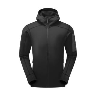 【RAB】Modulus Hoody 快乾排汗彈性保暖連帽外套 男款 黑色 #QFG15
