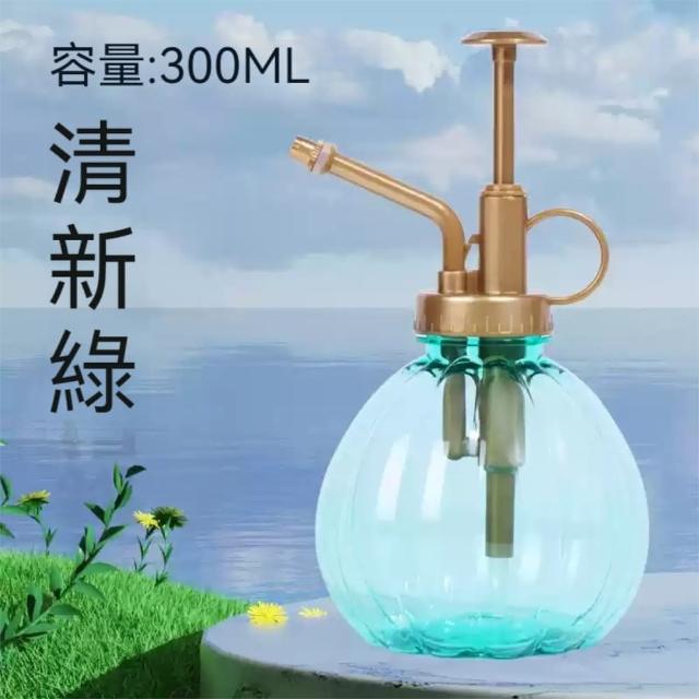 【Dagebeno荷生活】可愛造型園藝多肉盆栽澆水瓶 手動按壓式胖胖噴霧保濕澆花瓶(2入組)