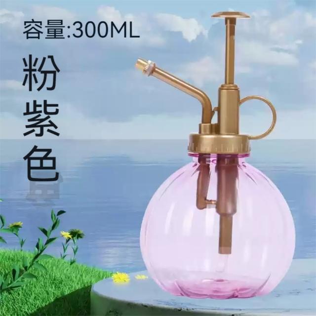 【Dagebeno荷生活】可愛造型園藝多肉盆栽澆水瓶 手動按壓式胖胖噴霧保濕澆花瓶(1入組)