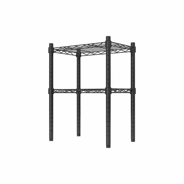 【dayneeds 日需百備】輕型 45x30x60公分 烤漆二層架 兩色可選(鐵力士架/收納層架/鞋架/展示架)