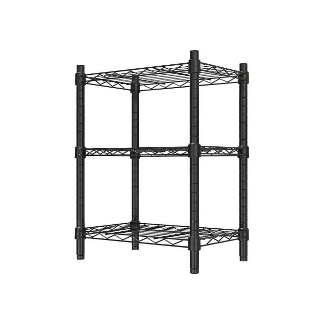 【dayneeds 日需百備】輕型 45x30x75公分 烤漆三層架 兩色可選(鐵力士架/收納層架/鞋架/展示架)
