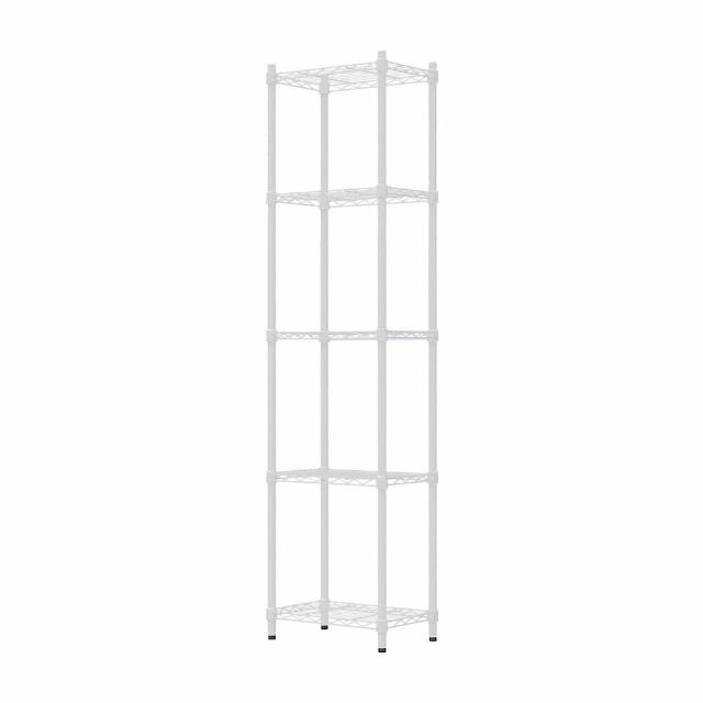 【dayneeds 日需百備】輕型 45x30x180公分 烤漆五層架 兩色可選(鐵力士架/收納層架/鞋架/展示架)