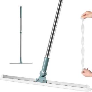 【家適通】加厚 刮刀 刮水掃把 2入/組 35cm+52cm各一支/套(可伸縮矽膠 魔術掃把  刮水刀)