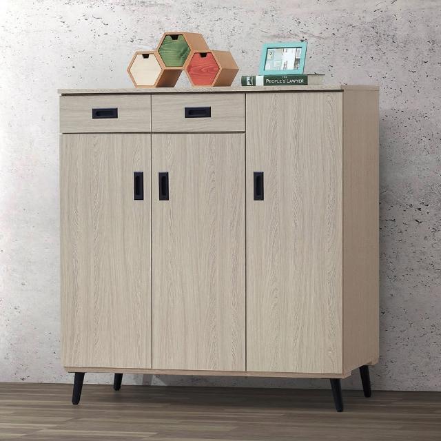 【MUNA 家居】136型4尺鞋櫃/共兩色(鞋櫃 櫥櫃 櫃子 收納)