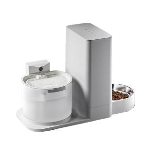 【IPSKY】二合一寵物餵食飲水器(貓咪喝水器/餵水器/自動餵食器/寵物飲水機)