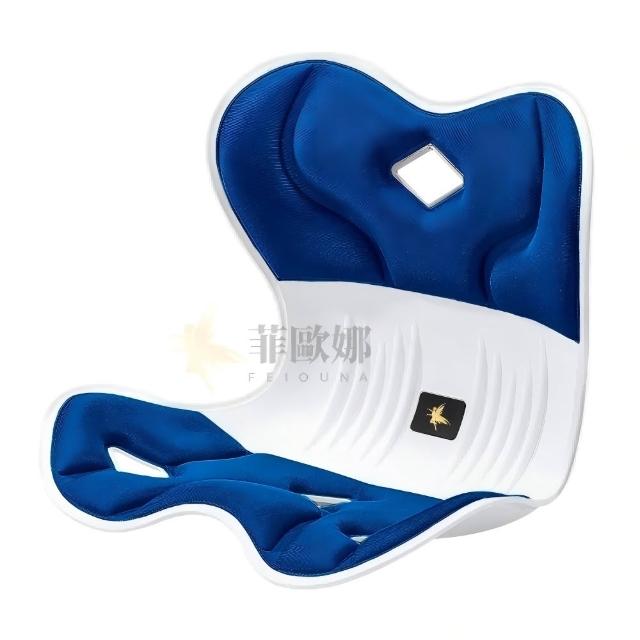【小不記】菲歐娜 正品 日本人體工學坐墊(矯正坐墊 坐墊 椅墊 靠背墊 護脊坐墊 護腰坐墊 椅背靠墊)
