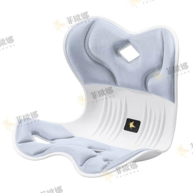 【小不記】菲歐娜 正品 日本人體工學坐墊(矯正坐墊 坐墊 椅墊 靠背墊 護脊坐墊 護腰坐墊 椅背靠墊)