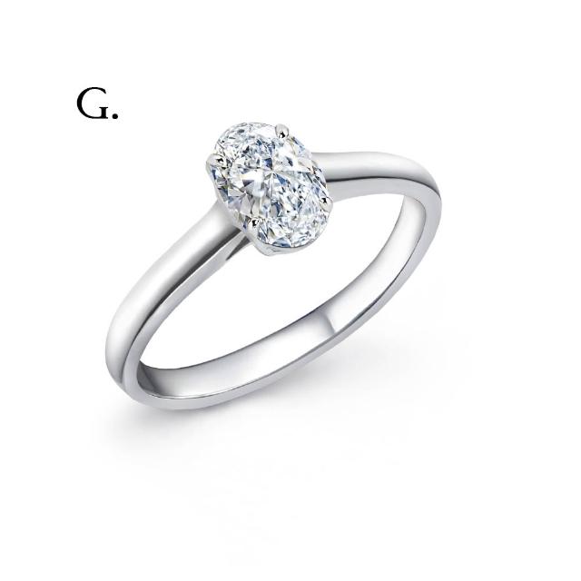 【IS DIAMOND】買一送一 IGI 一克拉 D/VS/鉑金 鑽石戒指-任選 送50分鑽石項鍊(培育鑽石)
