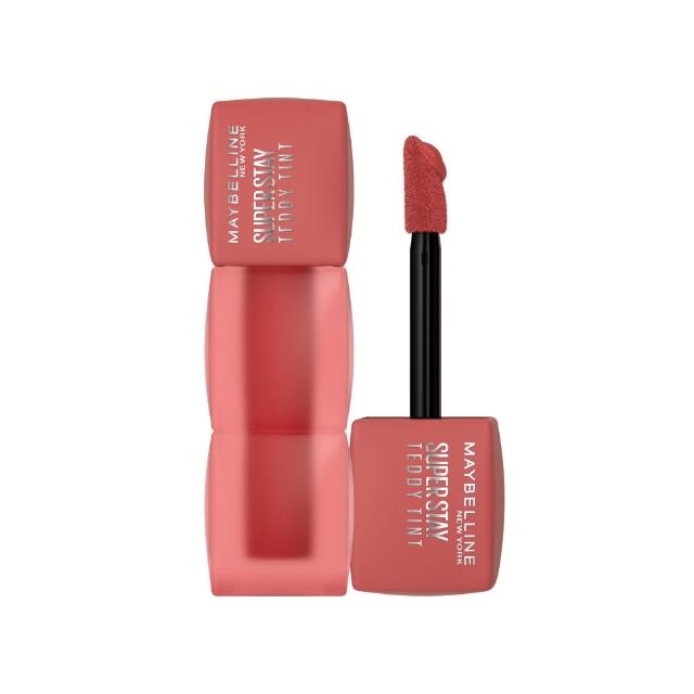 【MAYBELLINE 媚比琳】泰迪 半飽和絨霧液態唇泥(2入組)