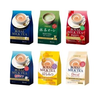【日東紅茶】經典皇家奶茶/抹茶歐蕾/低咖啡因奶茶/蜂蜜奶茶/減糖50%/皇家草莓(口味任選x2袋)