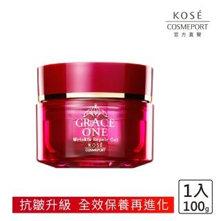 【KOSE 極上活妍】特濃彈力保濕凝霜EX100g(修護精華/保濕小紅瓶/8小時強效保濕/膠原蛋白)