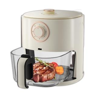 日本松井極致晶透玻璃鍋身5L氣炸鍋