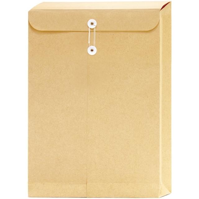 【SEASON 四季紙品禮品】牛皮雙鏈釦立體資料袋B4(文件袋 公文封 SF4516)